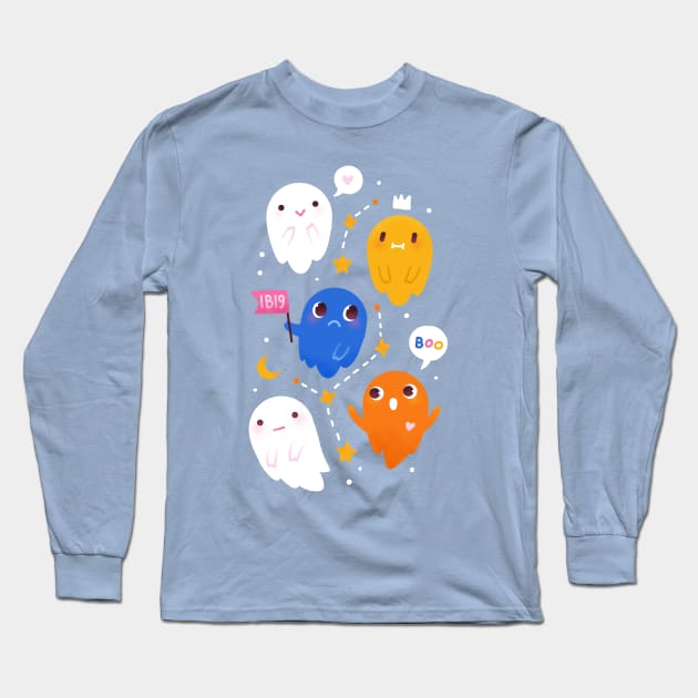 Ghosts Long Sleeve T-Shirt by Freeminds